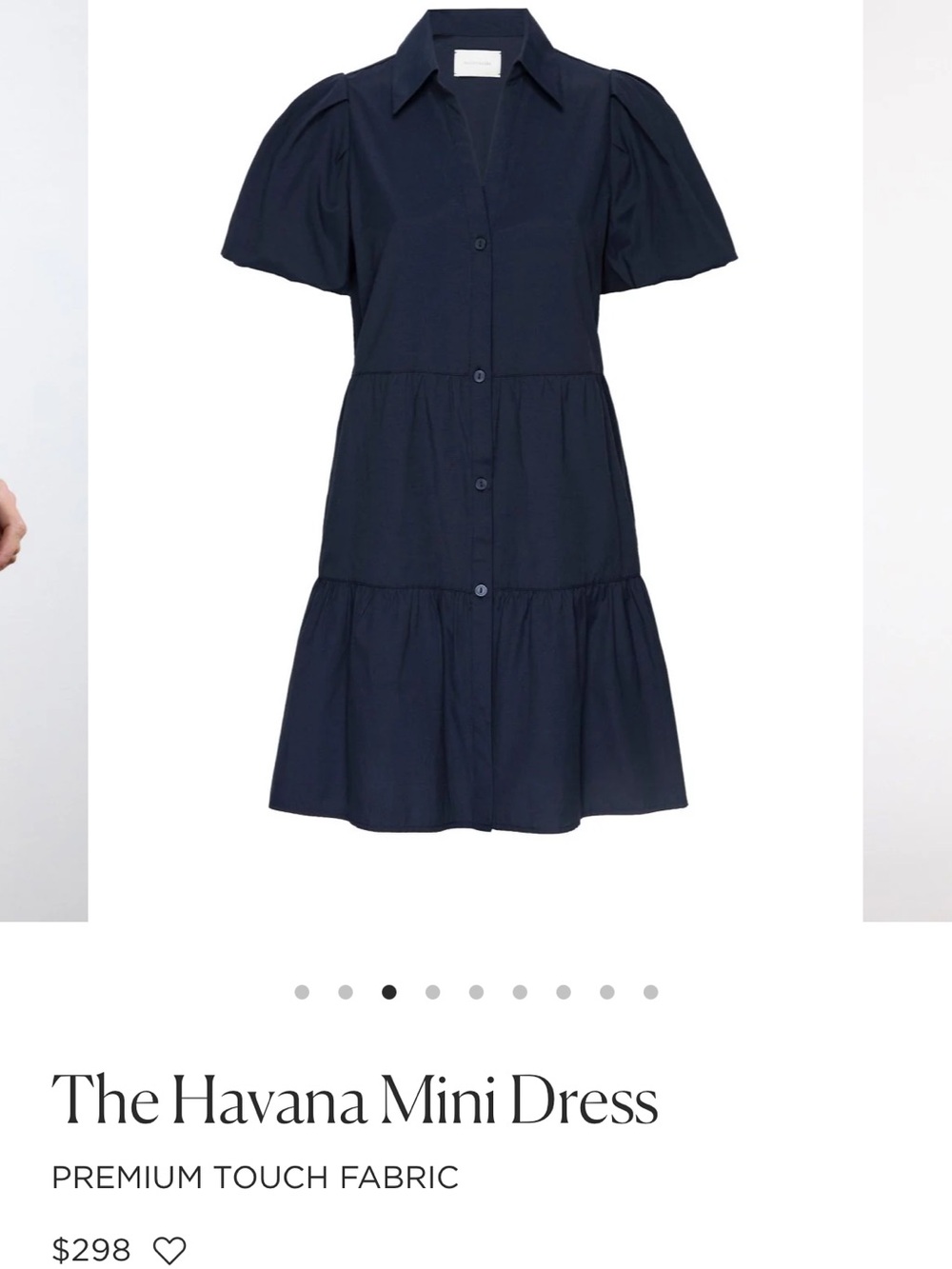 Brochu Walker “The Havana” Mini Dress - Navy size XS